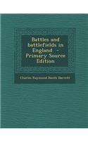 Battles and Battlefields in England