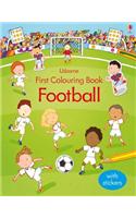 First Colouring Book Football