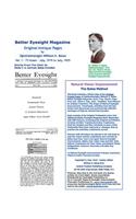 Better Eyesight Magazine - Original Antique Pages By Ophthalmologist William H. Bates - Vol. 1 - 73 Issues-July, 1919 to July, 1925: Natural Vision Improvement