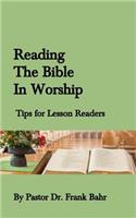 Reading the Bible in Worship
