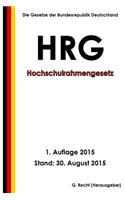 Hochschulrahmengesetz (HRG), 1. Auflage 2015: (German)