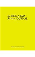 The Line-A-Day 50 Year Journal Lemon