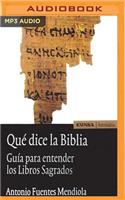 Que Dice La Biblia