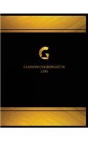 Fashion Coordinator Log (Logbook, Journal - 125 pages, 8.5 x 11 inches)