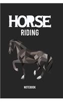 Horse Riding Notebook
