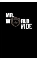 Mr. World Wide: Food Journal - Track your Meals - Eat clean and fit - Breakfast Lunch Diner Snacks - Time Items Serving Cals Sugar Protein Fiber Carbs Fat - 110 pag