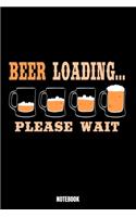 Beer Loading Please Wait Notebook
