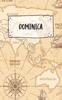 Dominica: Dotted Travel Diary Notebook or Journey Dotted Grid Journal - Holiday Trip Pocketbook for Men and Women with Dots