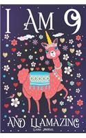 Llama Journal I am 9 and Llamazing