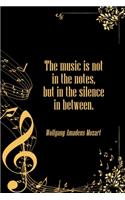 The Music is Not in The Notes but in the Silence in Between