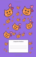 Composition Notebook: Back To School Wide Lined Writing Notepad For Pre School, Elementary Kids, first, second, third grade, (7.44x9.69 Inches), Primary and Reception, Gi