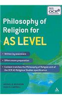 Philosophy of Religion for as Level