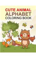 Cute Animal Alphabet Coloring Book