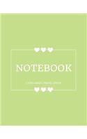 Notebook Extra Large: Pastel Green: Notebook 8.5 X 11: Notebook 400 Pages