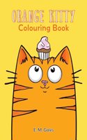 Orange Kitty Mouse Parade Colouring Book