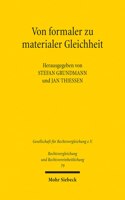 Von Formaler Zu Materialer Gleichheit