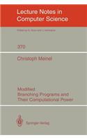 Modified Branching Programs and Their Computational Power
