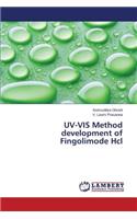 UV-VIS Method Development of Fingolimode Hcl