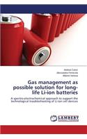 Gas management as possible solution for long-life Li-ion batteries
