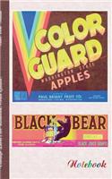 Vintage Label Art Notebook: Color Guard! (Notizbuch): Notizbuch, Notebook, Einschreibbuch, Tagebuch, Diary, Notes, Geschenkbuch, Freundesbuch, Buch für Notizen im praktischen P(German)