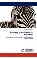 Literary Translation in Kiswahili