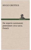 De imperio summarum potestatum circa sacra. French: (French)