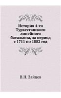 История 4-го Туркестанского линейного ба
