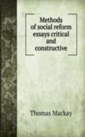 METHODS OF SOCIAL REFORM ESSAYS CRITICA