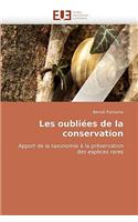 Les oubliées de la conservation