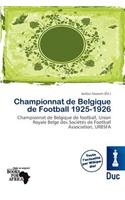 Championnat de Belgique de Football 1925-1926: (French)