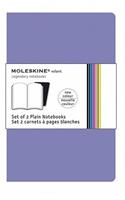 Moleskine Volant Large Plain Light Violet & Brilliant Violet 2-set