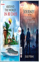 Around The World in 80 Days and Journey to the Centre of the Earth