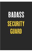 Badass Security guard Notebook