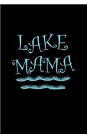 Lake Mama: Lined Journal - Lake Mama Black Girly Fun-ny Mermaid Fiction Gift - Black Ruled Diary, Prayer, Gratitude, Writing, Travel, Notebook For Men Women - 