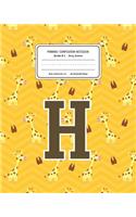 Primary Composition Notebook Grades K-2 Story Journal H