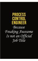 Process Control Engineer Because Freaking Awesome Is Not An Official Job Title