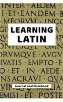 Learning Latin Journal and Notebook: A modern resource book for beginners and students that learn Latin