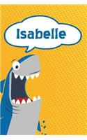 Isabelle: Great White Shark Blank Comic Book Notebook Journal Book 120 Pages 6x9