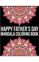 Happy Father's Day Mandala Coloring Book