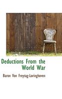 Deductions From the World War