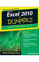 Excel 2010 eLearning Kit For Dummies