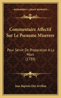 Commentaire Affectif Sur Le Pseaume Miserere