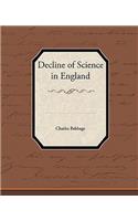 Decline of Science in England: (English)
