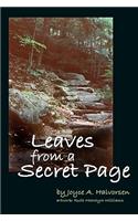 Leaves From a Secret Page