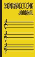 Songwriting Journal: (Large Print 8.5x11) Lined/Ruled Staff and Manuscript Paper with Chord Boxed, Lyrics Line and Staff for Musician, Musi