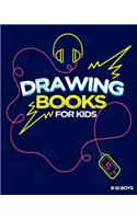 Drawing Books For Kids 9-12 Boys: Dot Grid Journal Notebook