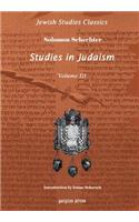 Studies in Judaism (Vol 3)