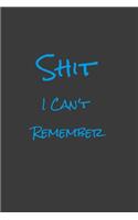 Shit I Can't Remember