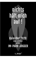 Kalender 2020 für Im-Park-Jogger