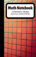 Math Notebook: 1/2 inch Square Graph Paper for Students and Kids, 100 Sheets (Large, 8.5 x 11)(41 Graph Paper Notebooks)